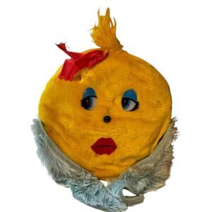 Vintage ‘80s MS. PAC-MAN Plushy 10” Rare Game Room Decor Carnival Prize